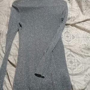 Sparkly long sleeve dressy shirt